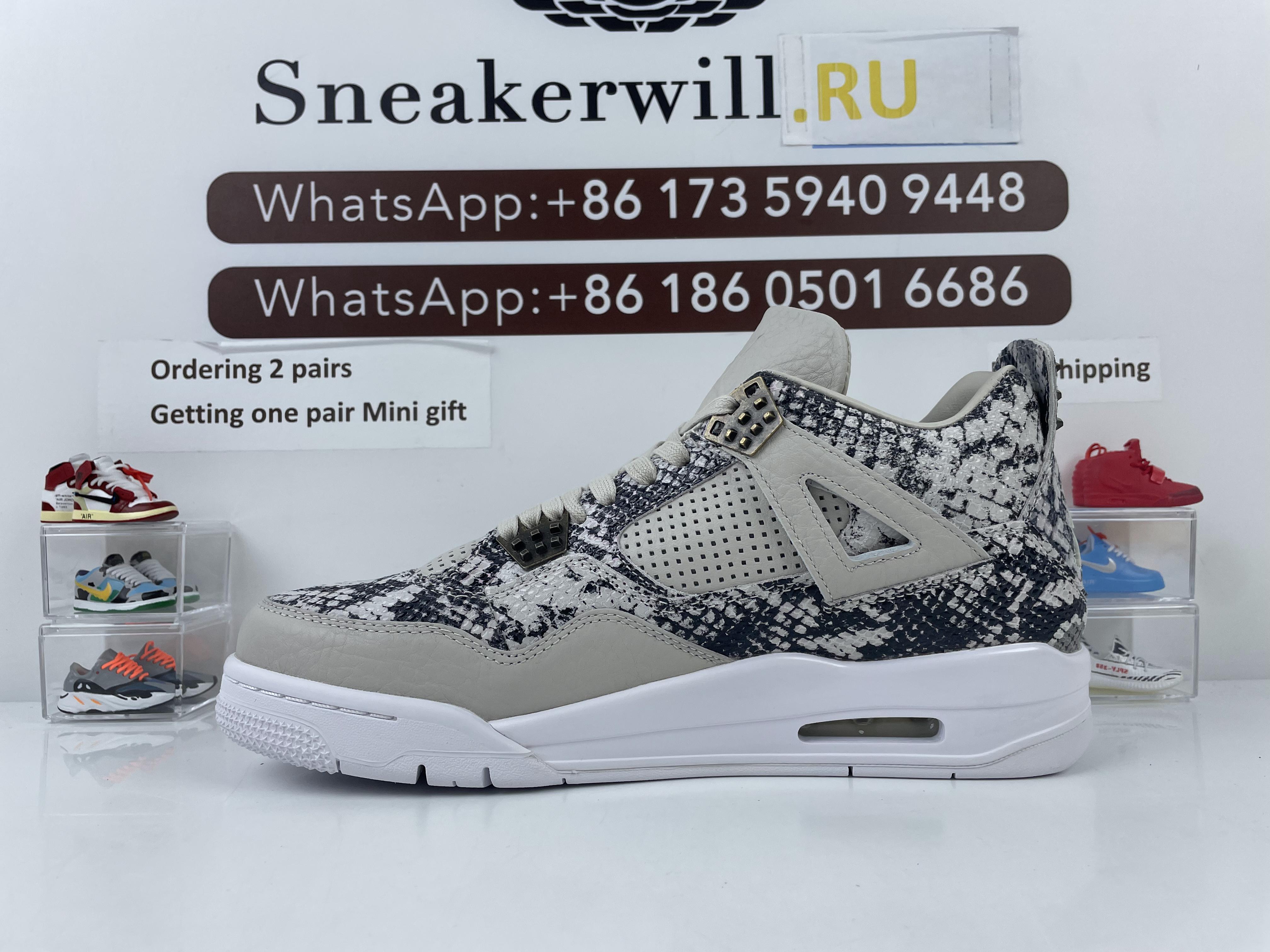 GOAT Air Jordan 4 Premium Snakeskin