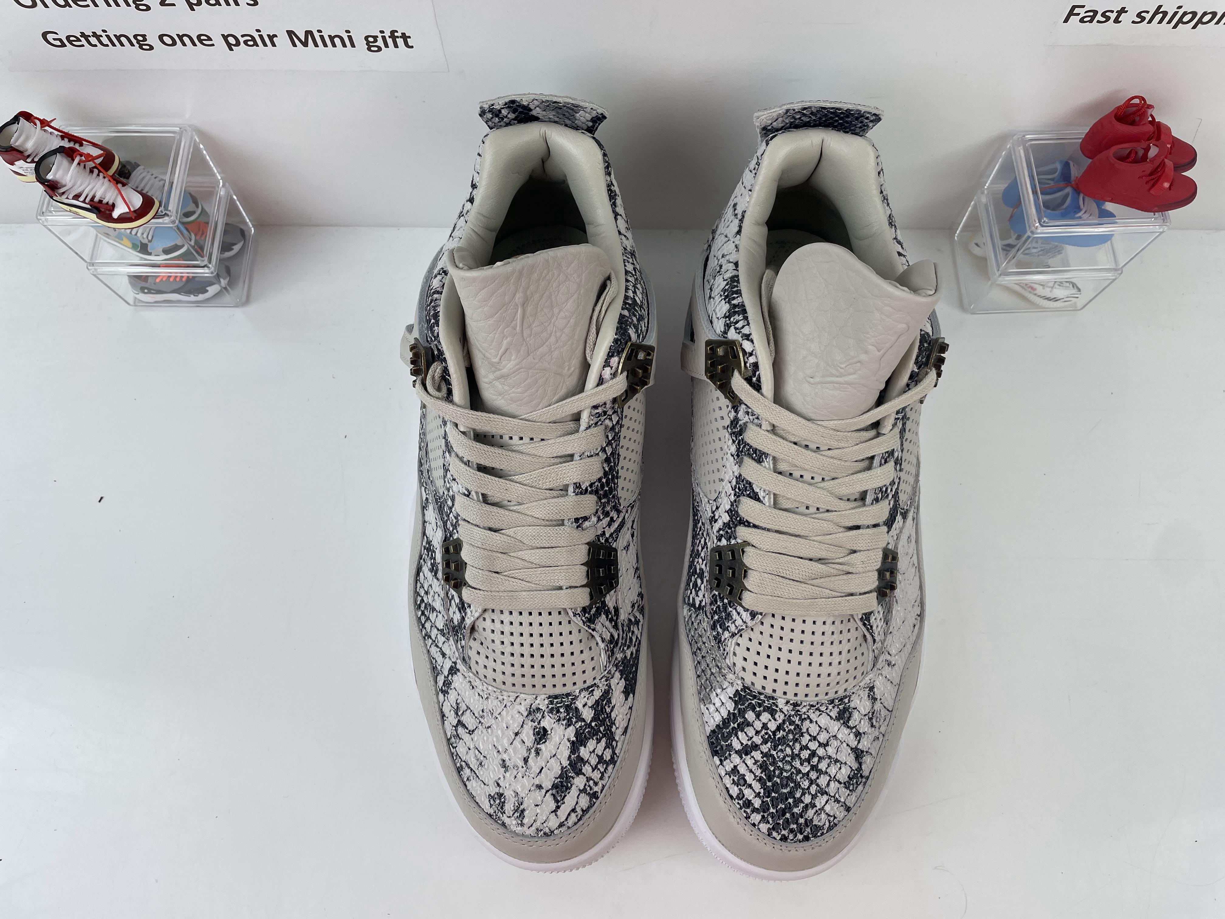GOAT Air Jordan 4 Premium Snakeskin