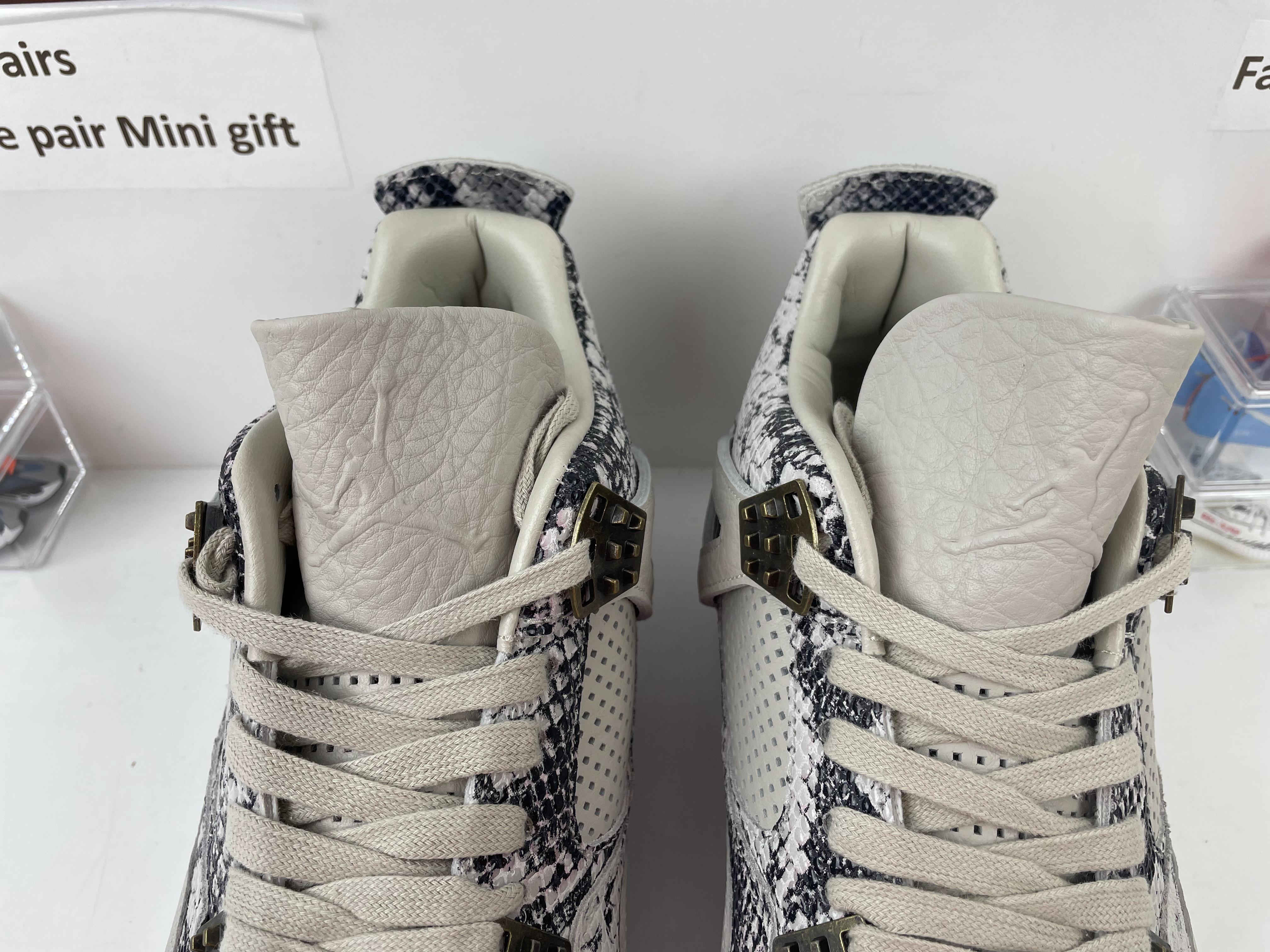 GOAT Air Jordan 4 Premium Snakeskin