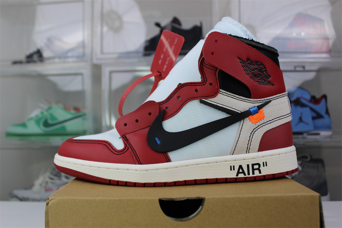 GOAT Air Jordan 1 OFF-WHITE Red Chicago
