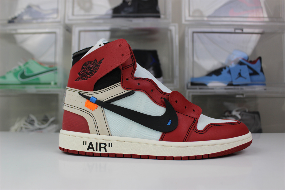 GOAT Air Jordan 1 OFF-WHITE Red Chicago