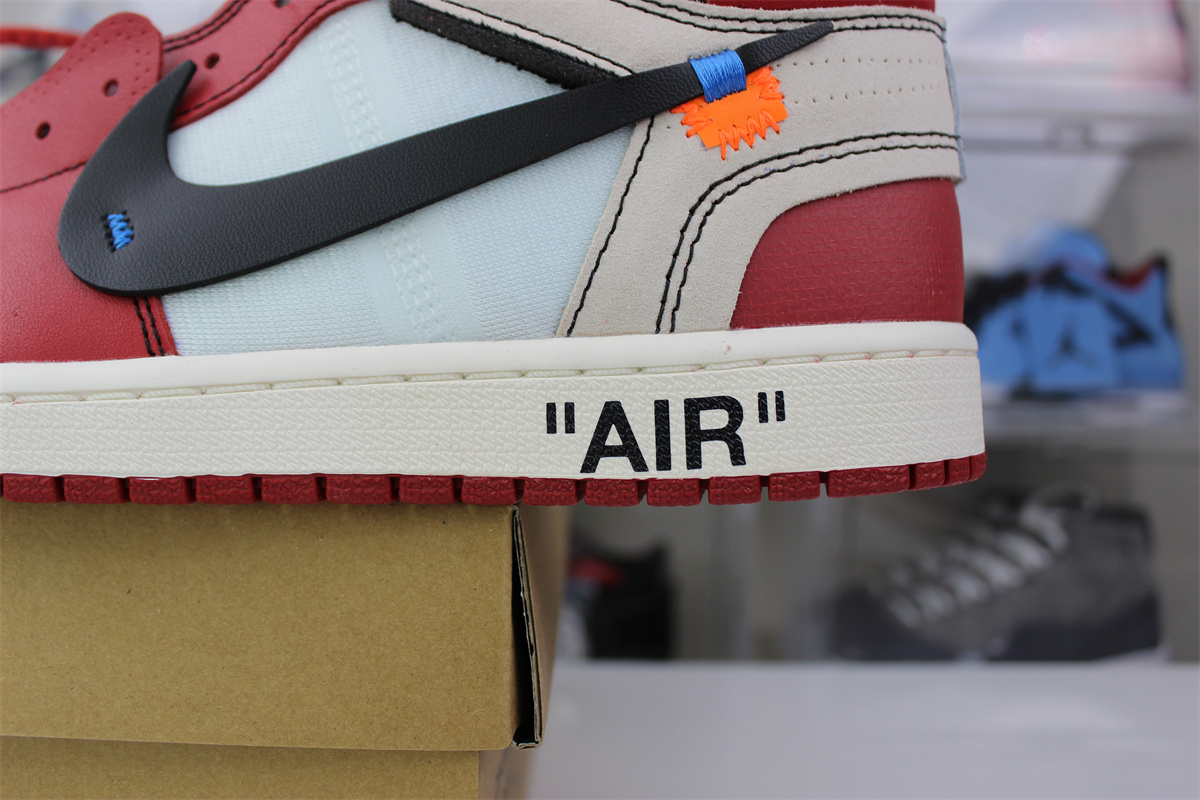 GOAT Air Jordan 1 OFF-WHITE Red Chicago
