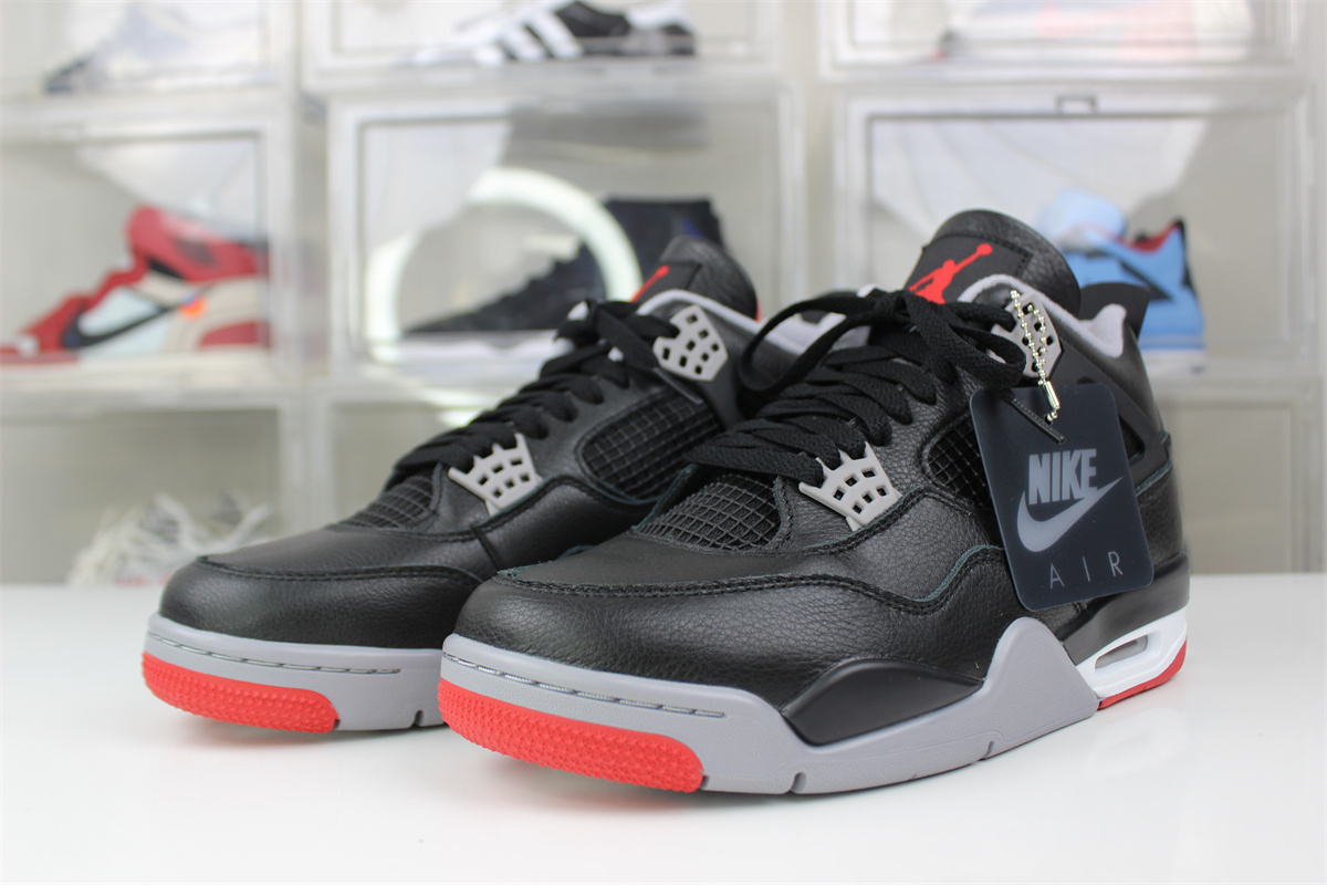GOAT Air Jordan 4 Bred Reimagined