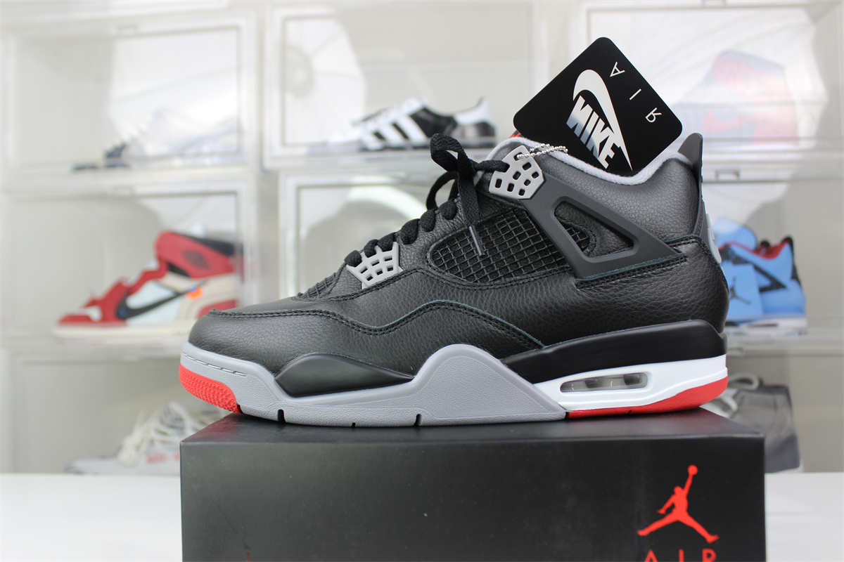 GOAT Air Jordan 4 Bred Reimagined
