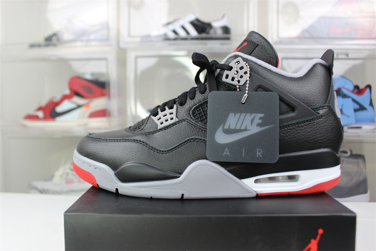 GOAT Air Jordan 4 Bred Reimagined