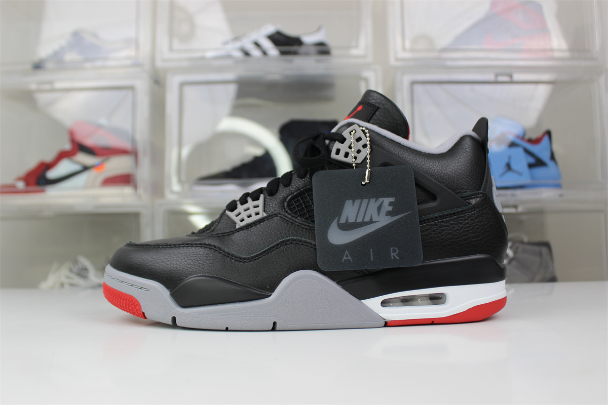 GOAT Air Jordan 4 Bred Reimagined