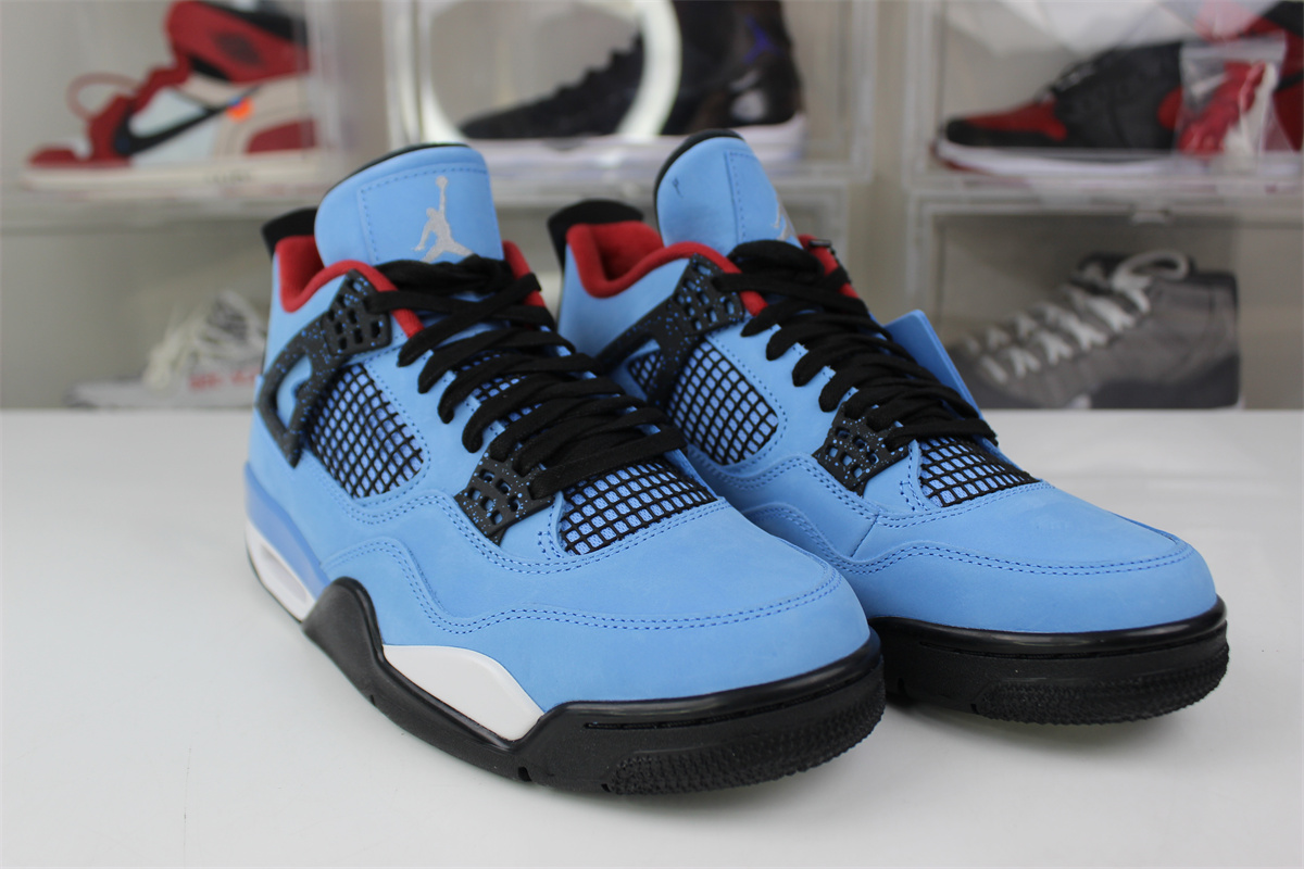 GOAT Air Jordan 4 Blue Travis Scott