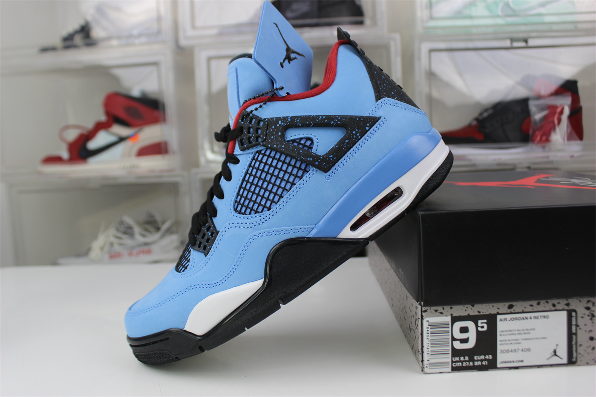 GOAT Air Jordan 4 Blue Travis Scott
