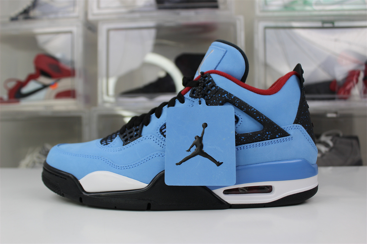 GOAT Air Jordan 4 Blue Travis Scott