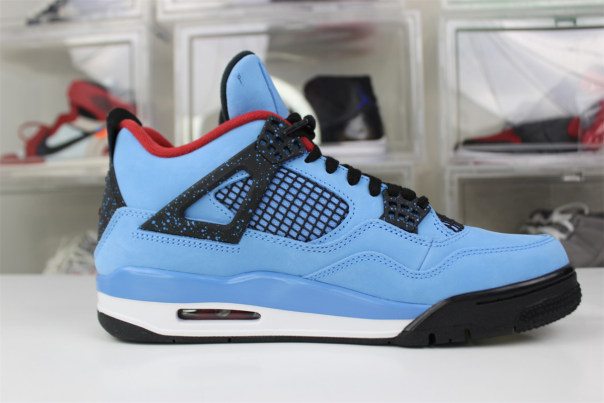 GOAT Air Jordan 4 Blue Travis Scott