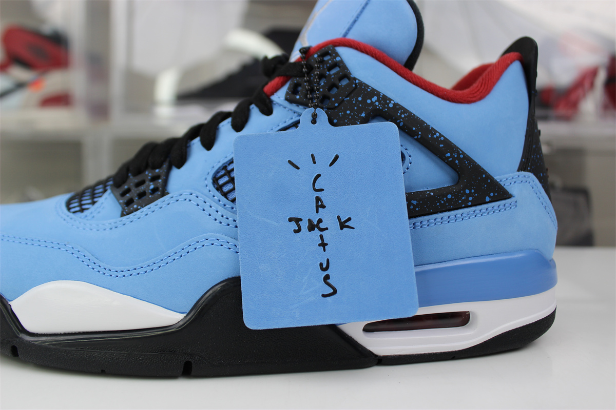 GOAT Air Jordan 4 Blue Travis Scott