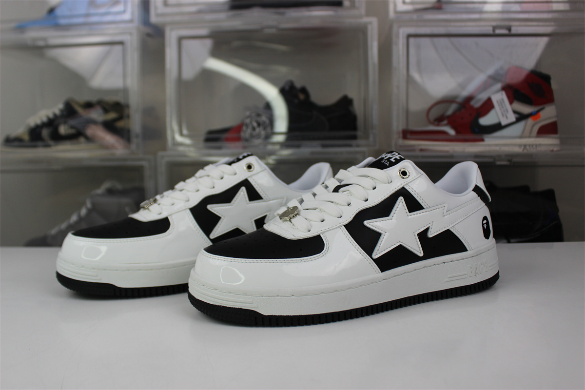 BAPE x White Black