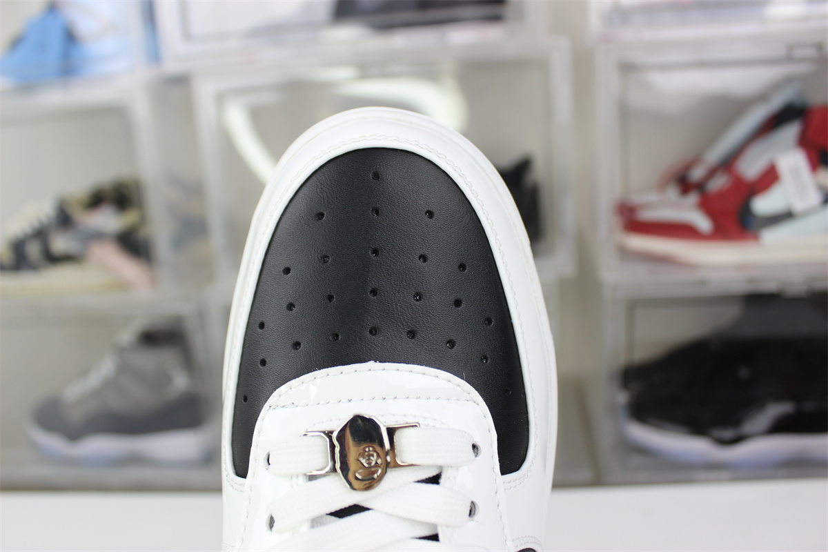 BAPE x White Black