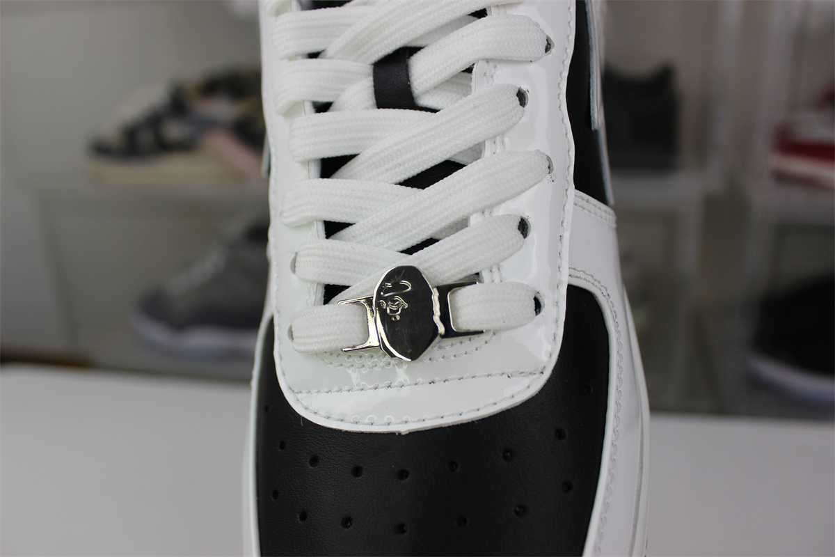 BAPE x White Black