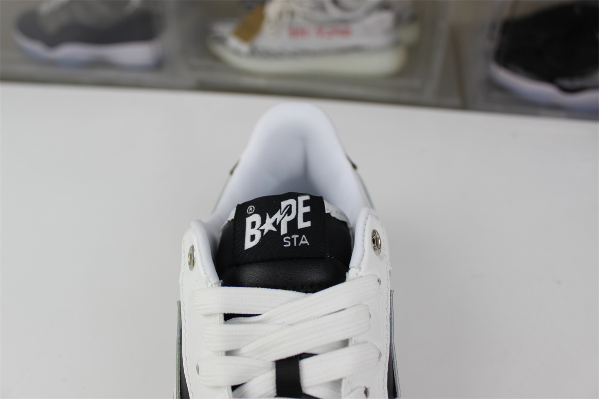 BAPE x White Black