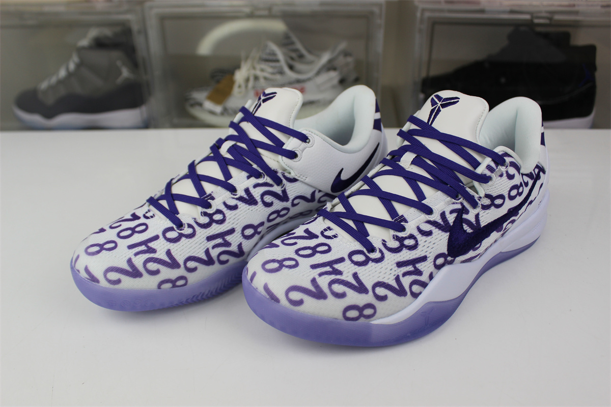 GOAT Nike Kobe 8 Protro “White Court Purple”