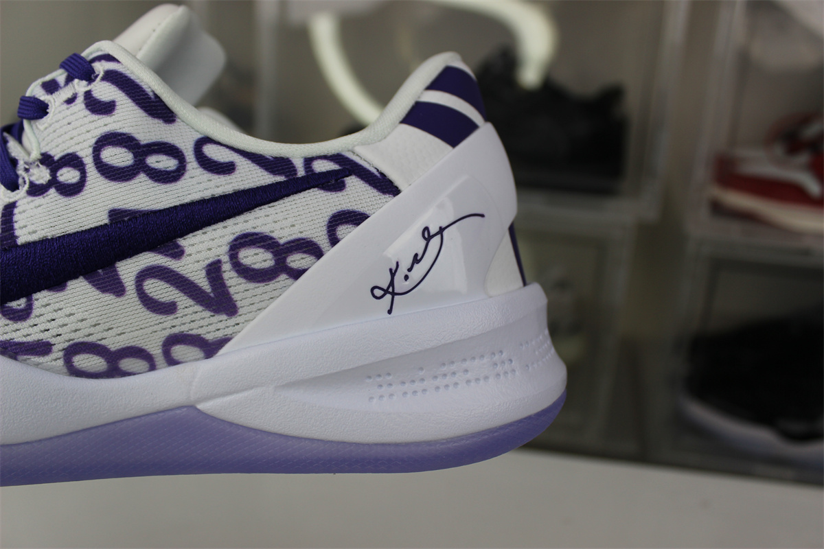 GOAT Nike Kobe 8 Protro “White Court Purple”