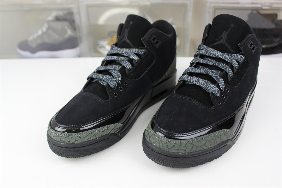 GOAT Air Jordan 3 Black Cat 2024 version