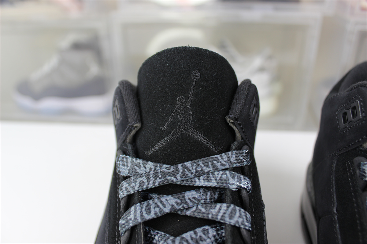 GOAT Air Jordan 3 Black Cat 2024 version