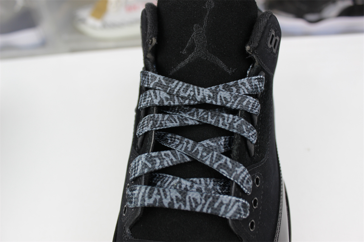 GOAT Air Jordan 3 Black Cat 2024 version