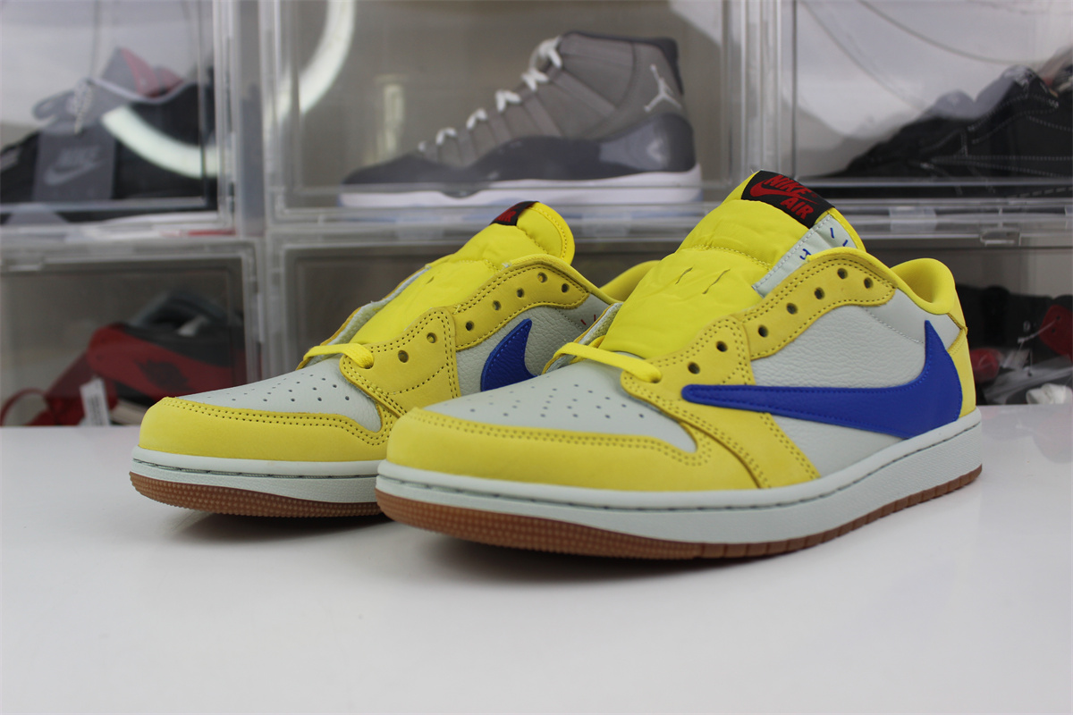 GOAT Travis Scott x Air Jordan 1 Low OG “Canary”