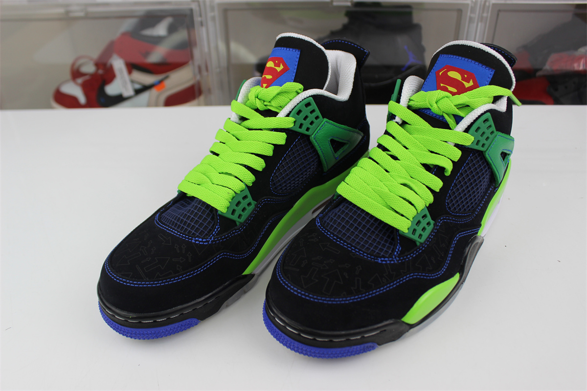 goat air jordan 4 doernbecher black green S*perman