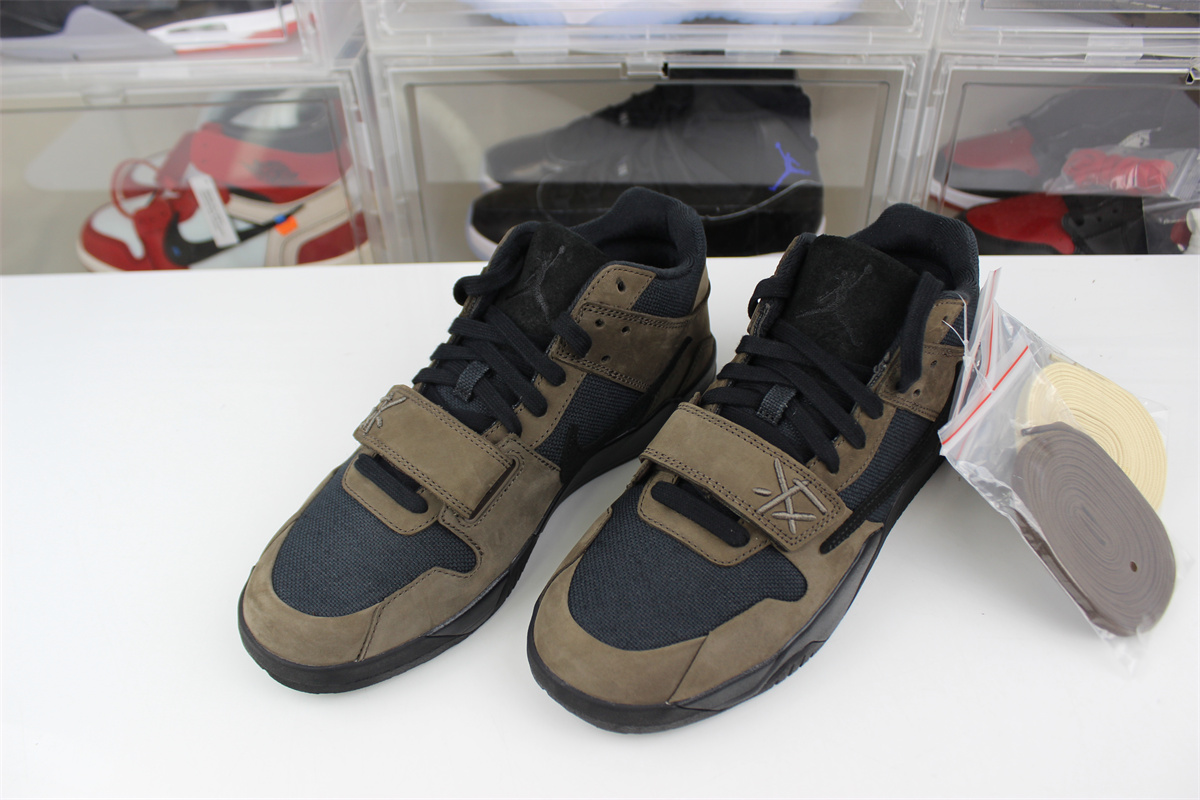 GOAT Travis Scott x Air Jordan 1 Low JACK Black Brown