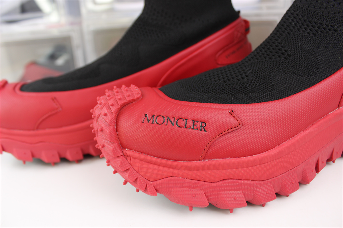 Moncler Trailgrip Black Red (EURO36-46)
