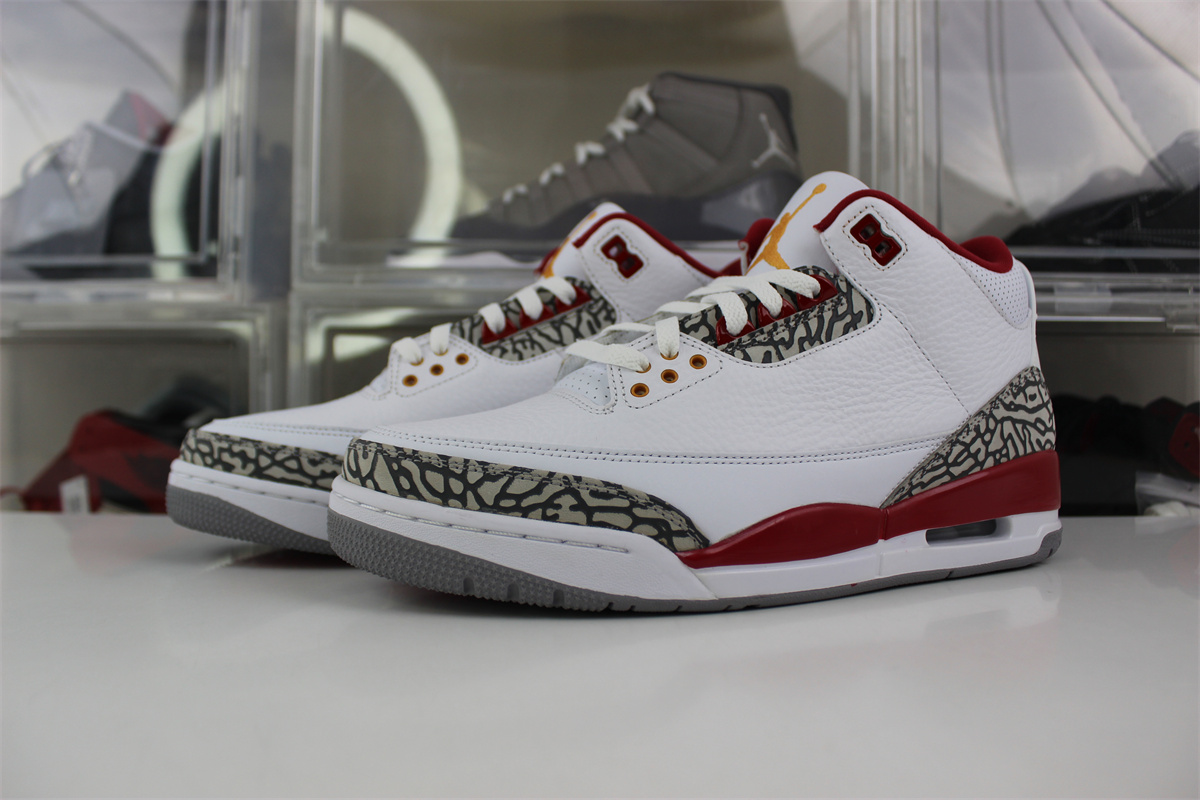 GOAT Air Jordan 3 “Cardinal Red”