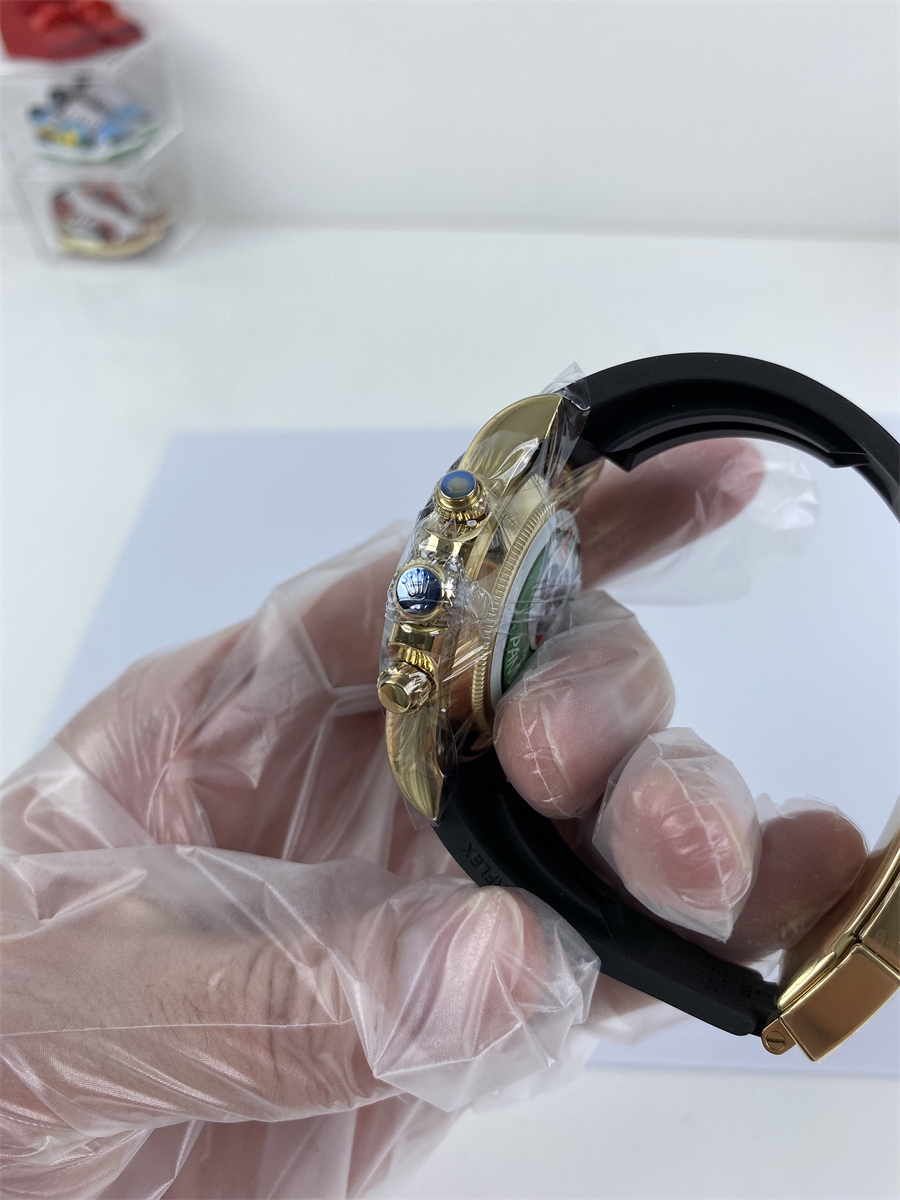 Rolex Trithong watch Golden colorway, 4130 machine (40x12.2mm)