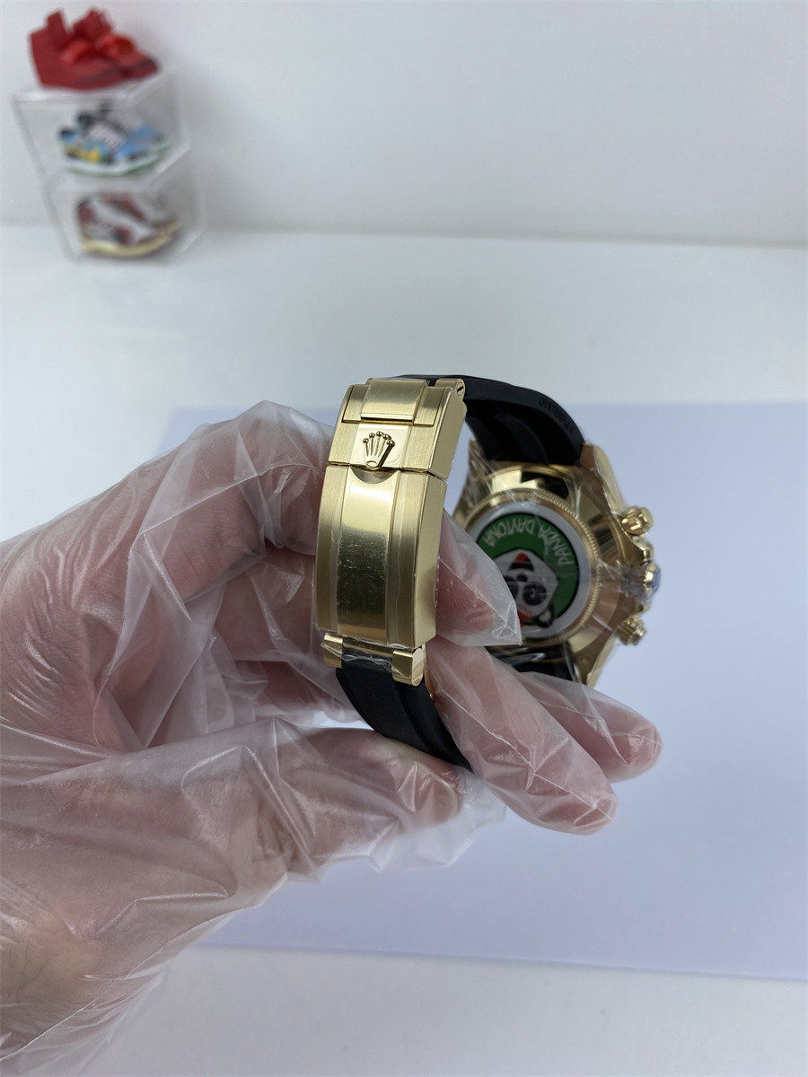 Rolex Trithong watch Golden colorway, 4130 machine (40x12.2mm)
