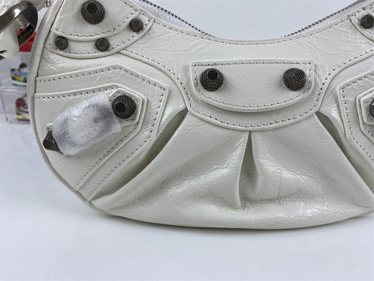 Ba*len*cia*ga* le cagole white (26x16x10cm)