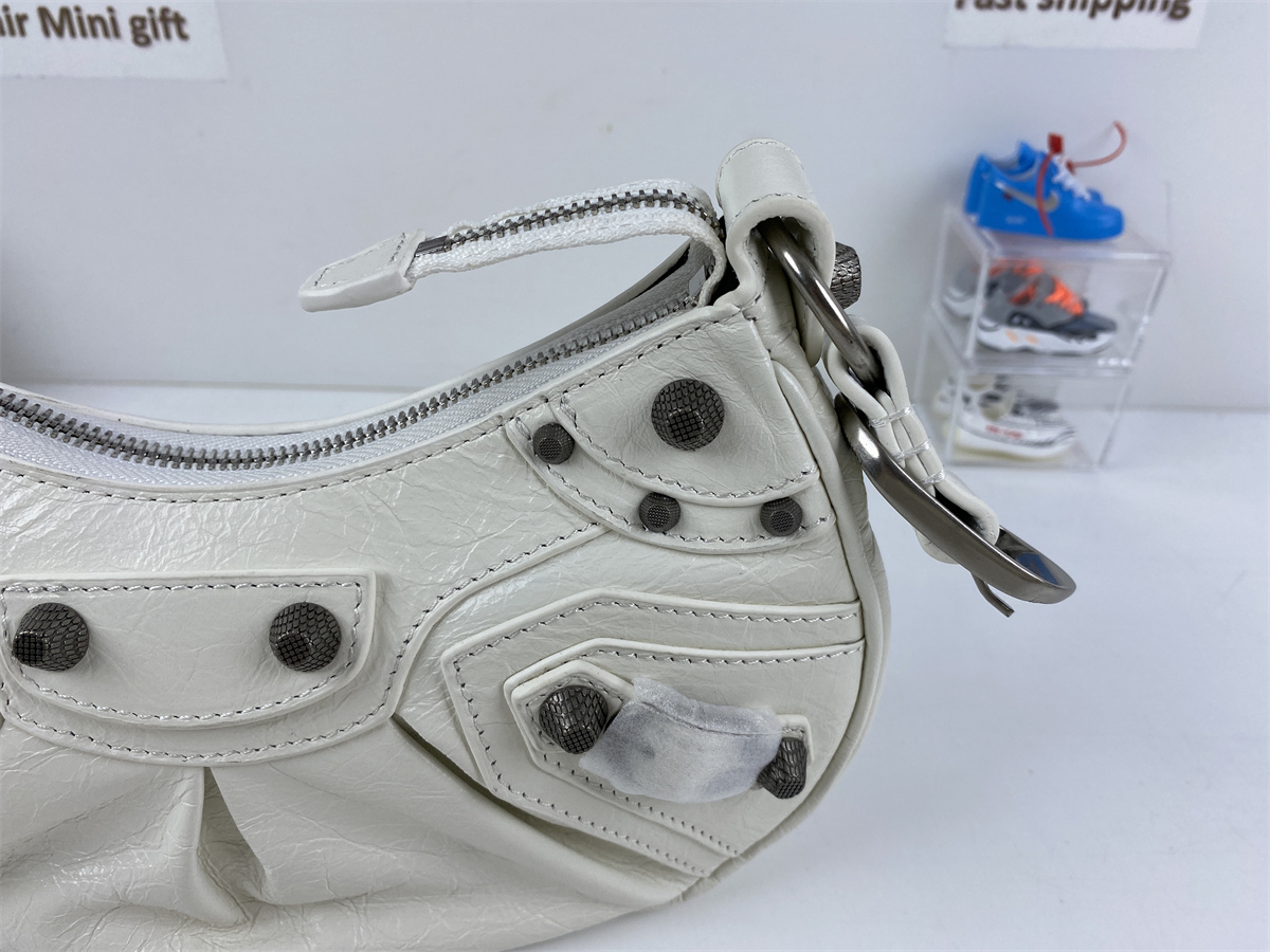 Ba*len*cia*ga* le cagole white (26x16x10cm)