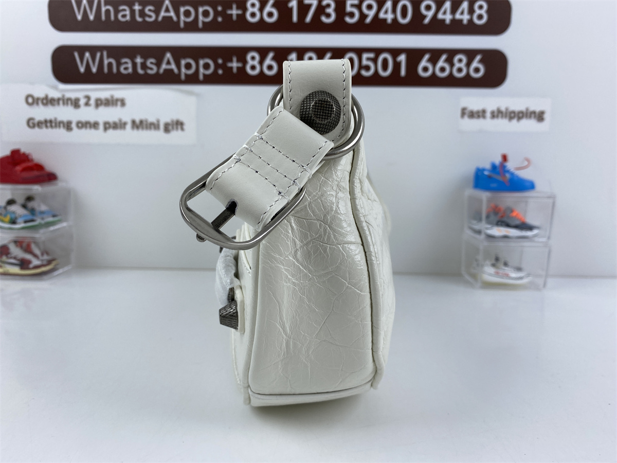 Ba*len*cia*ga* le cagole white (26x16x10cm)
