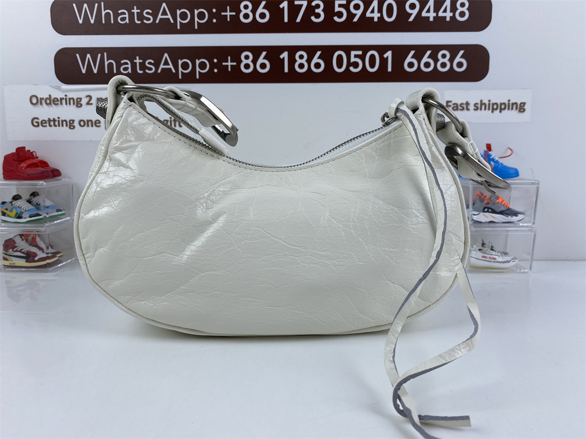 Ba*len*cia*ga* le cagole white (26x16x10cm)