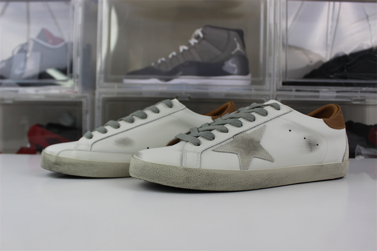golden goose S*per-star white tan