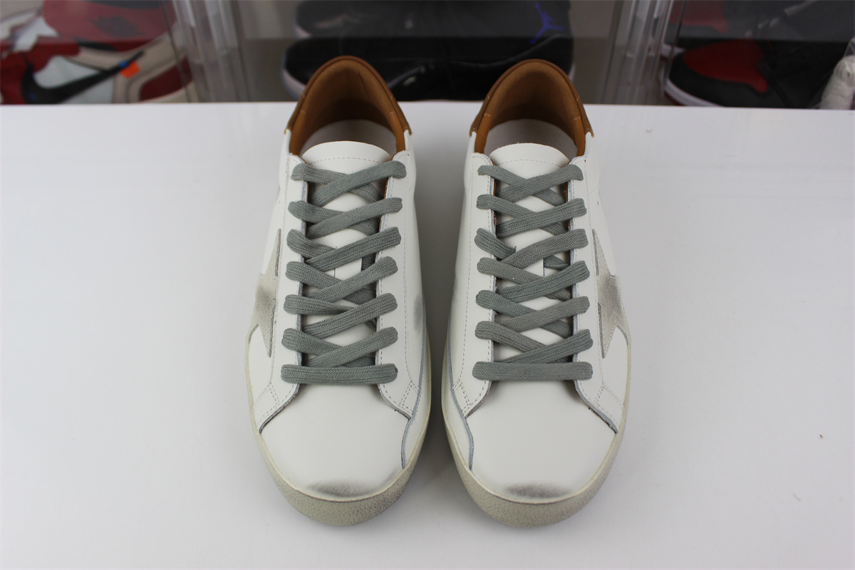 golden goose S*per-star white tan