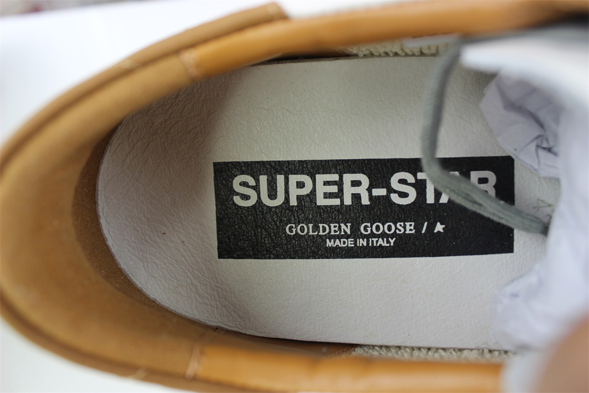 golden goose S*per-star white tan