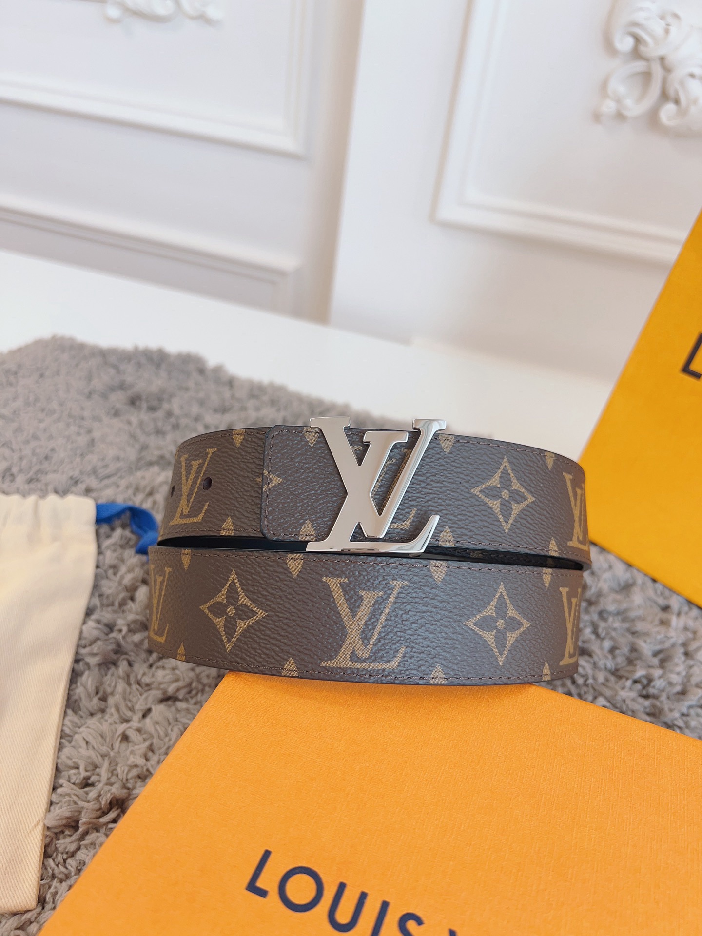 LV Belt Brown