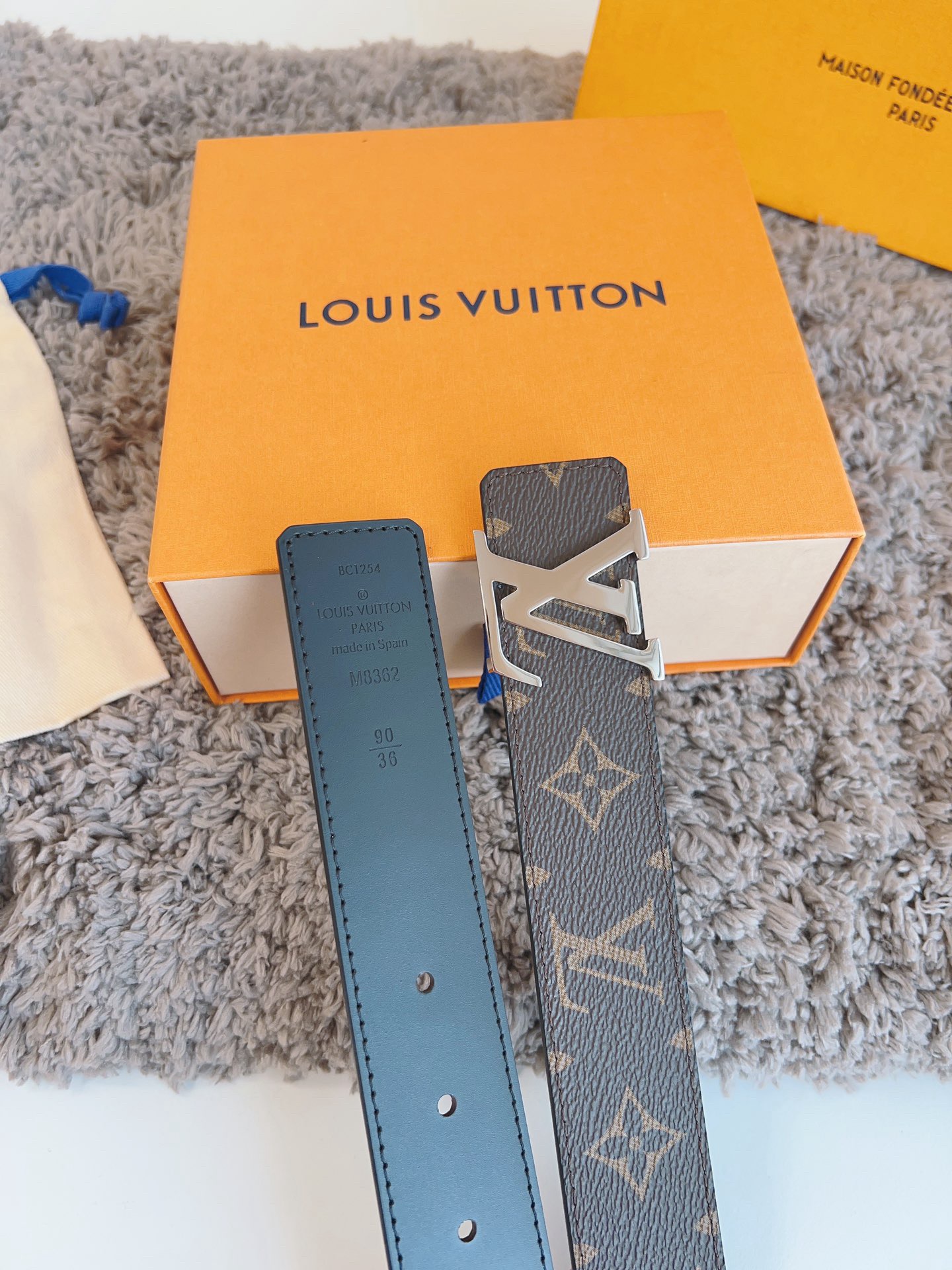 LV Belt Brown