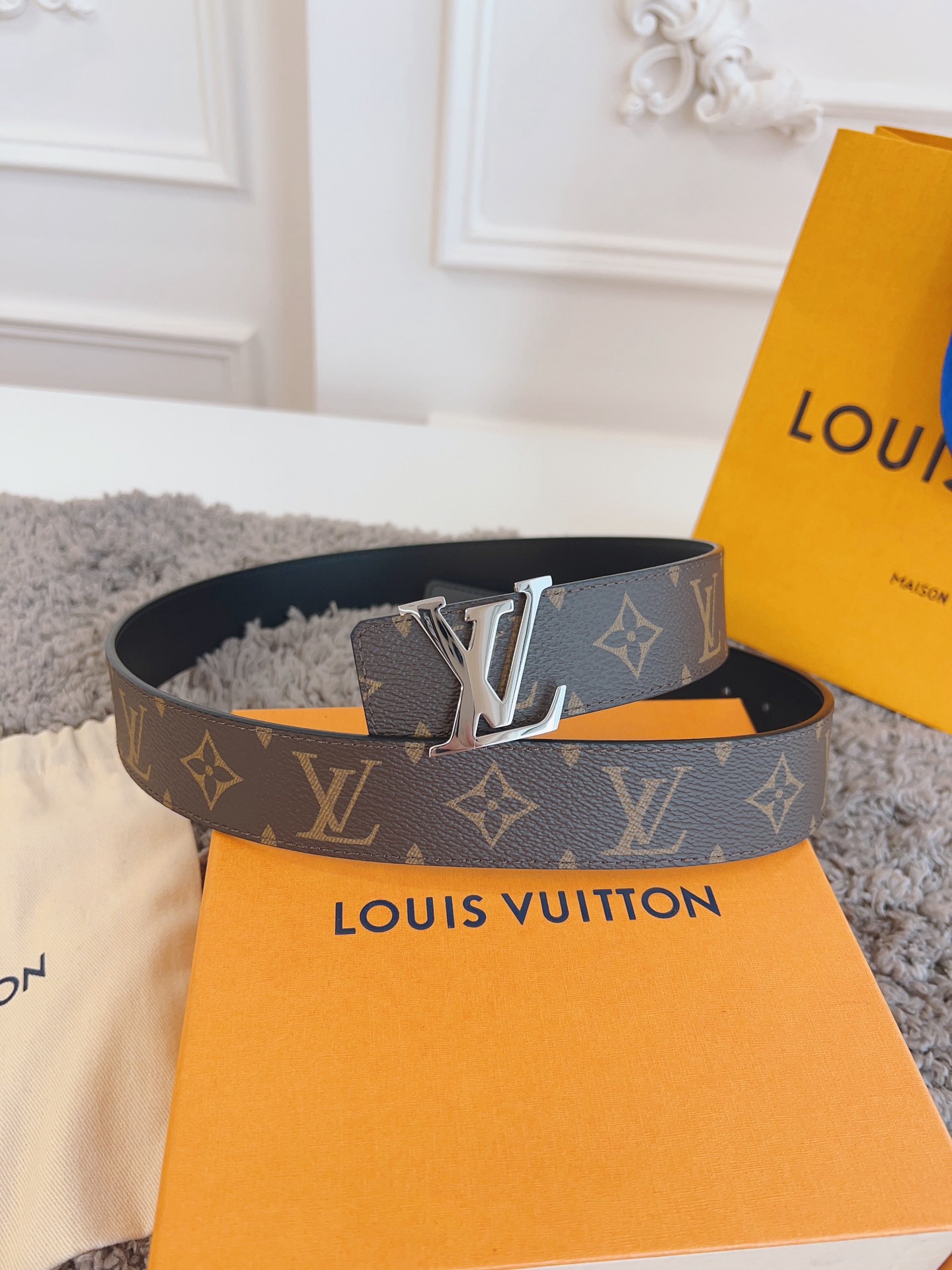 LV Belt Brown