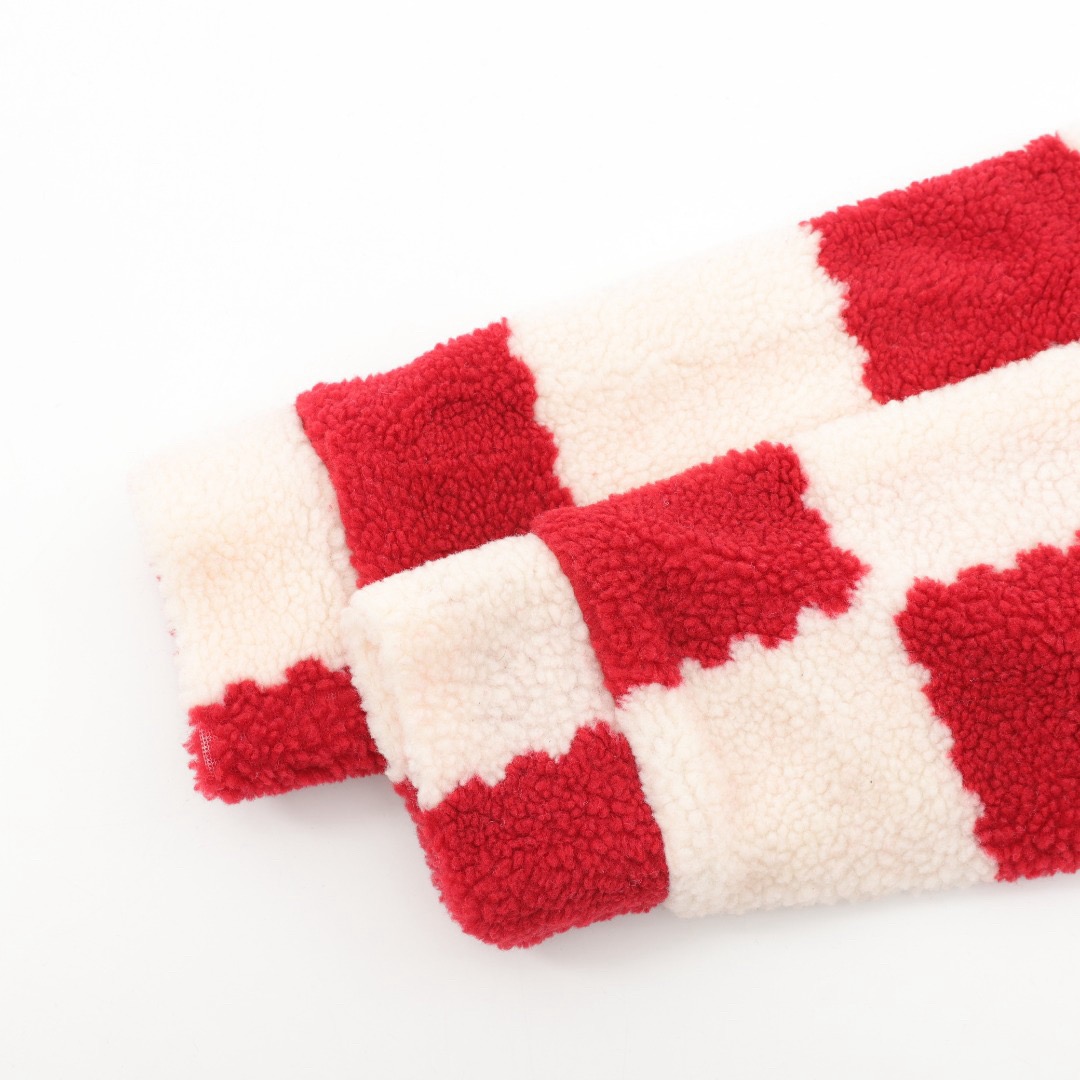 LV Nigo White Red Checkerboard Style