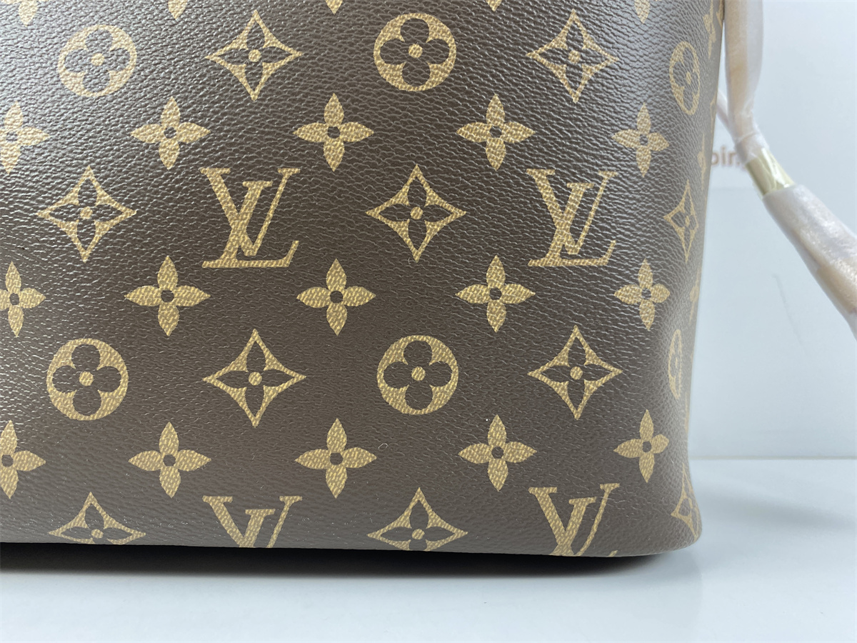 LV NeverFull Red Inside out (32 x 29 x 17 cm)