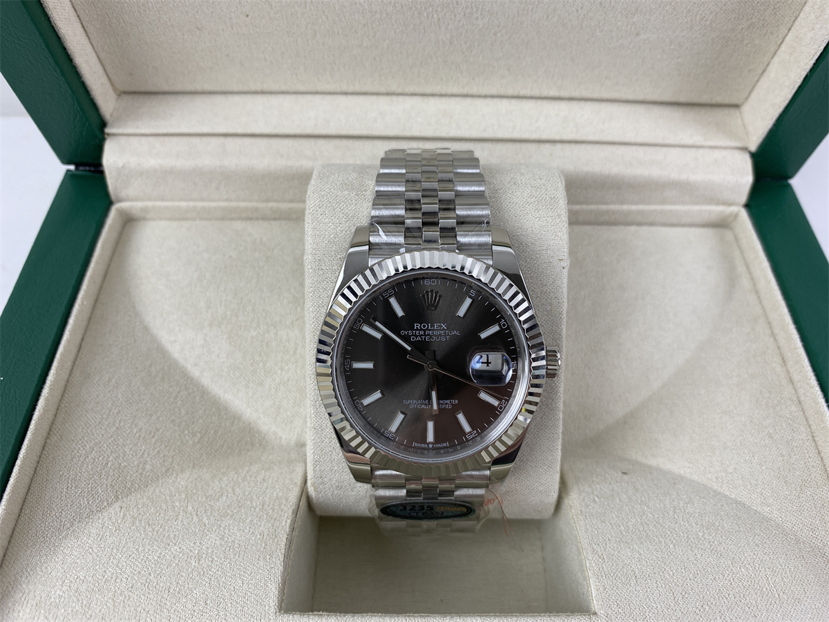 Rolex Clean-Datejust Black Watch (41mm)