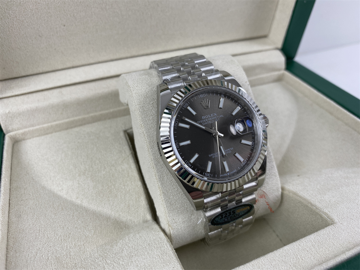 Rolex Clean-Datejust Black Watch (41mm)