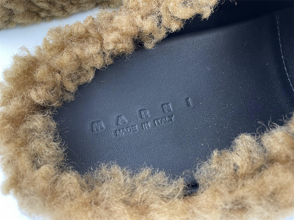 Marni Sabot Brown Slipper