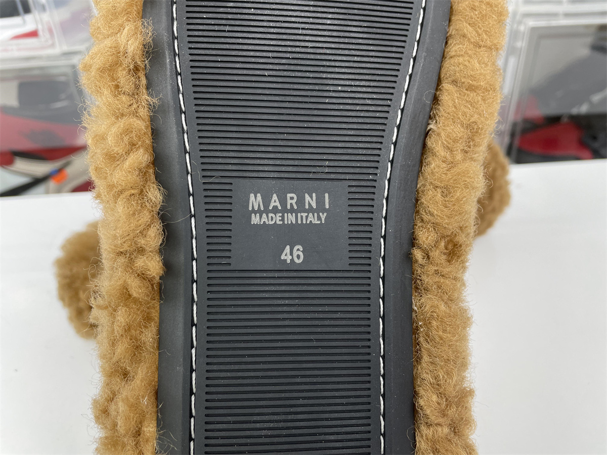 Marni Sabot Brown Slipper