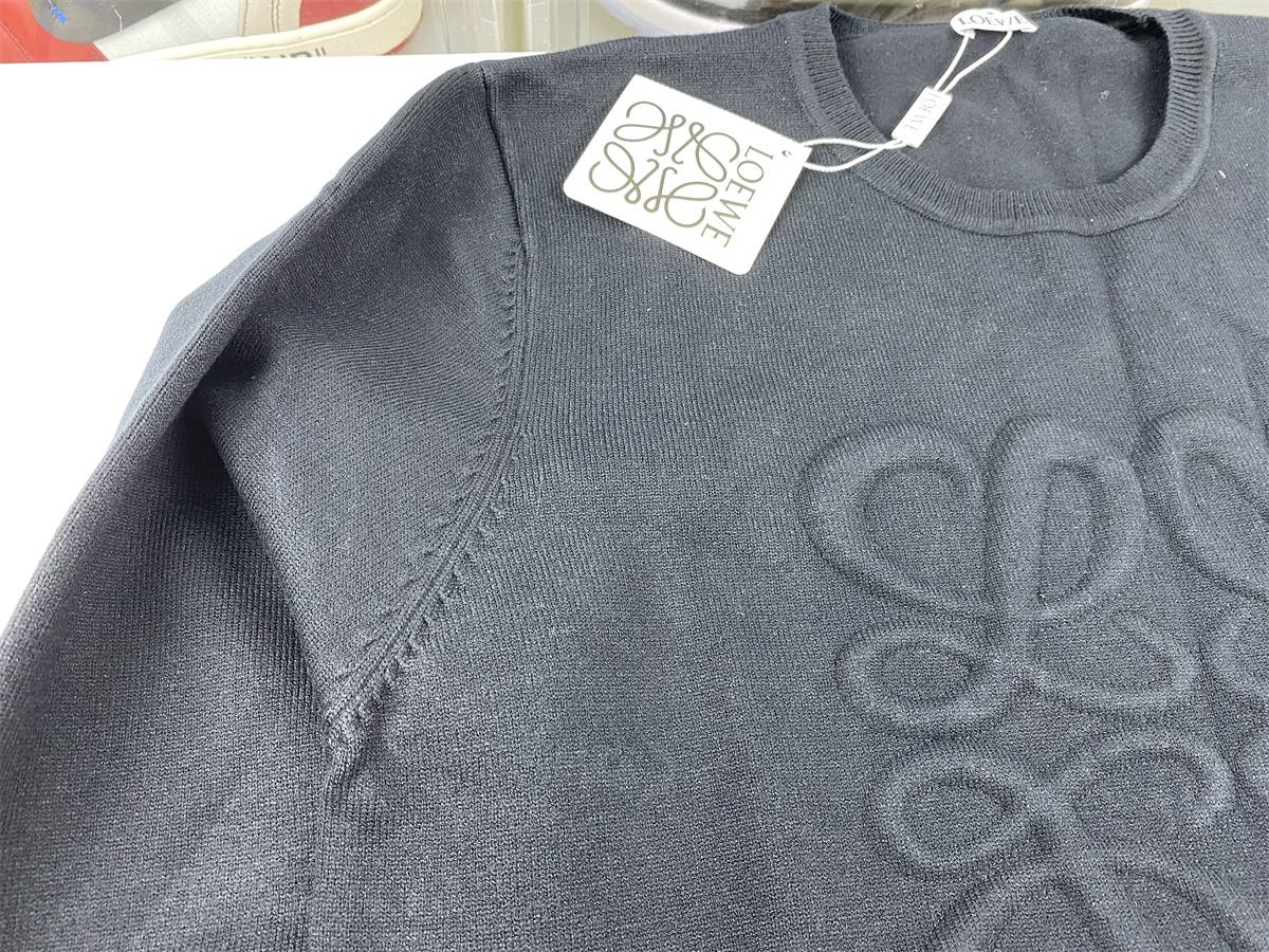 Loewe Embossed Black Weater