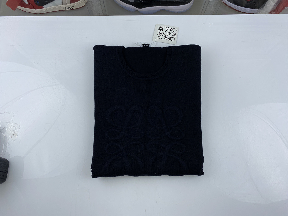 Loewe Embossed Black Weater