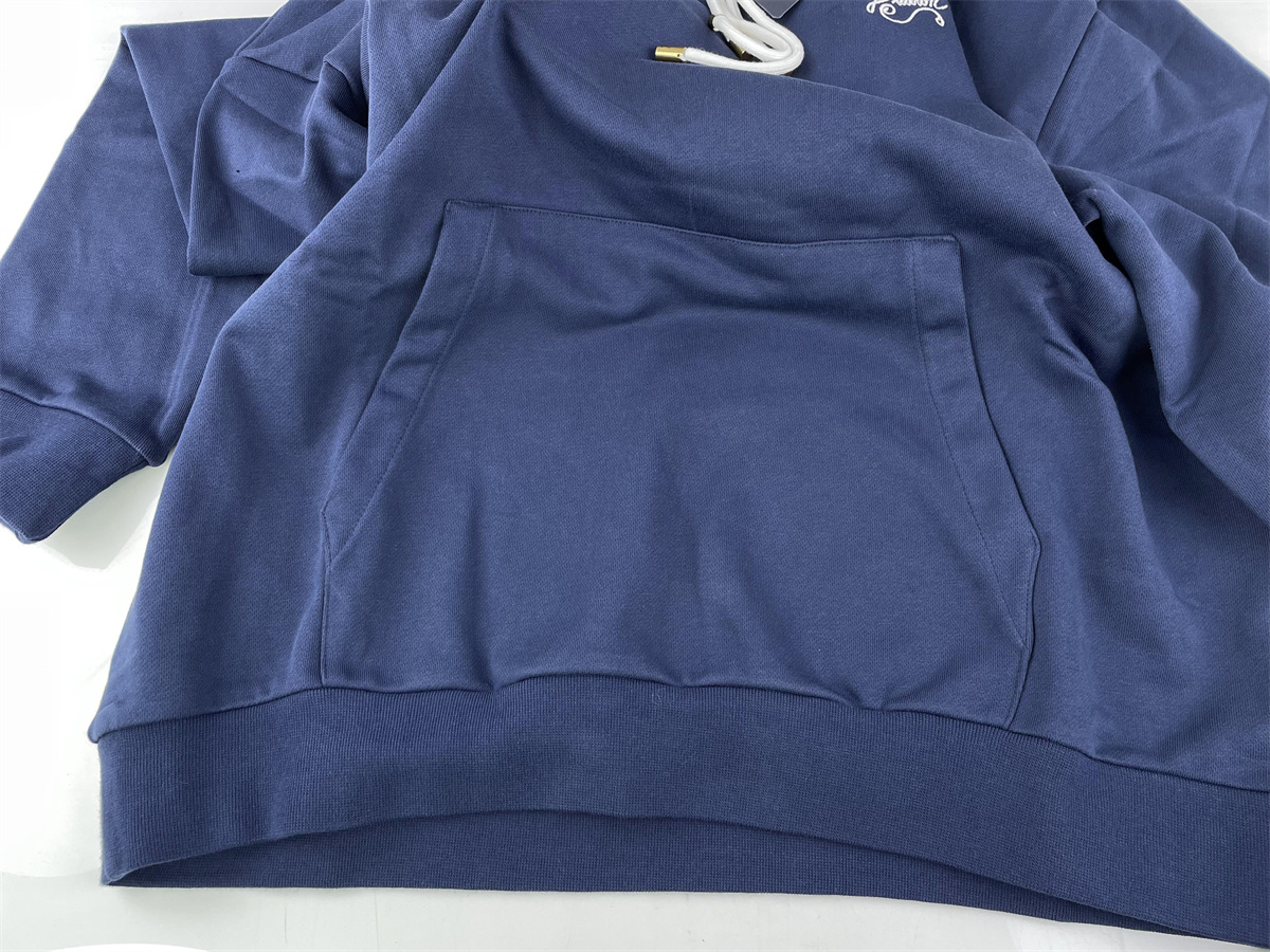 Blue LV Hoodie with String LOGO